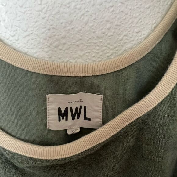 Madewell Towel Terry Sweatshirt Bralette size XL - Picture 5 of 5